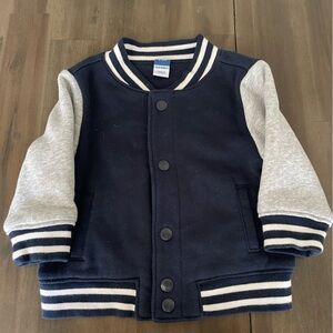 Baseball style baby jacket